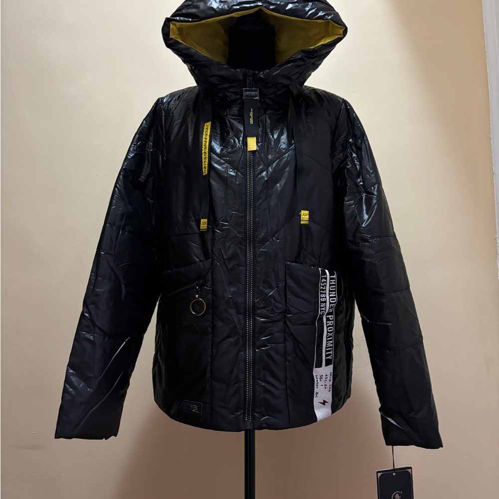 Stylish Black Hooded Jacket